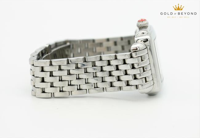 Michele Silver Deco 16 Diamond Dial Mw06v00a0046 Watch
