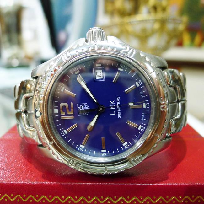TAG Heuer Blue Men Link 200 Ref: Wt1113-0 Stainless Steel Watch