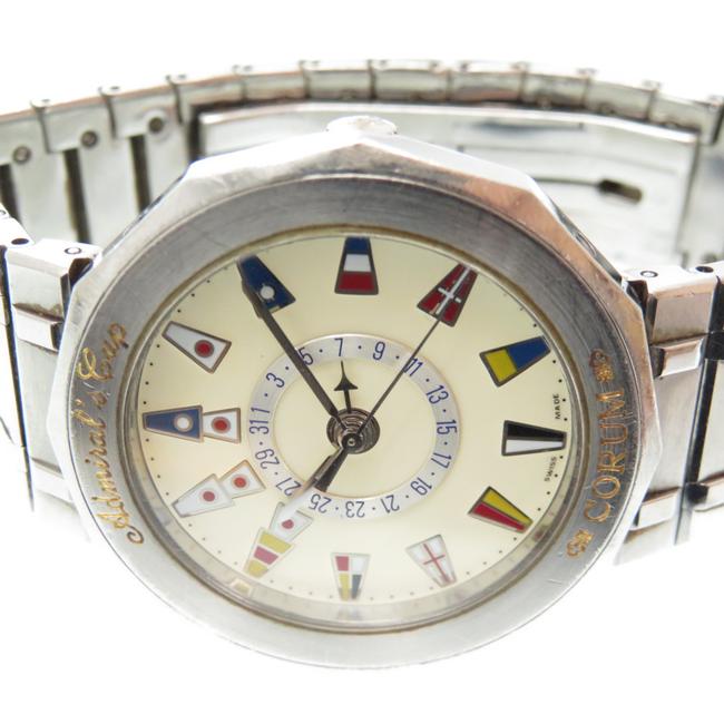 Corum Admirals Cup Quartz 263.810.20 Ss Ivory 0109corum Mens Watch