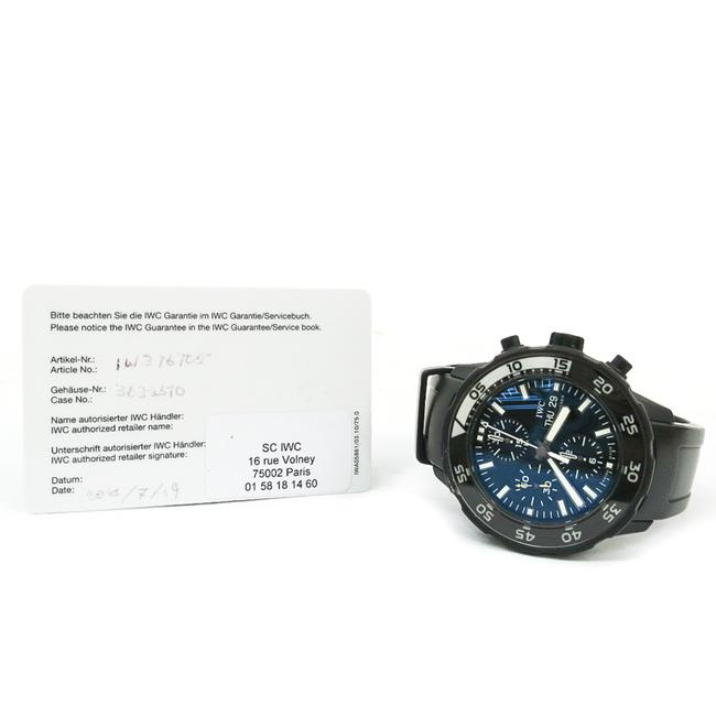 IWC Aquatimer Rubber Stainless Steel Mens Sports Iw376705 Watch