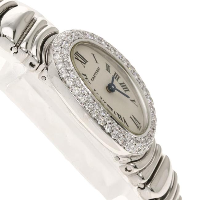 Cartier Wb5095l2 Mini Venueir K18 White Gold Diamond Ladies Watch