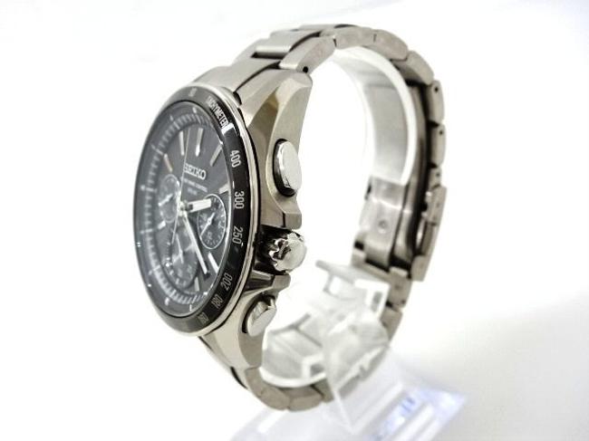 Seiko Solar Brightz Brights 8b82-0an0 Chronograph Watch