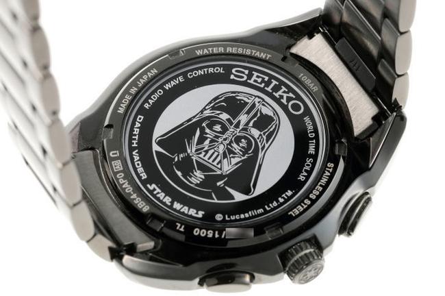 Seiko Solar Brights Star Wars Darth Vader Limited To 1500 Saga125 8b54-0ap0 Black Dial Stainless Steel Pvd Watch