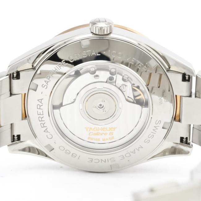 TAG Heuer Carrera Pink Gold (18k) Stainless Steel Mens Sports Was2151 Watch