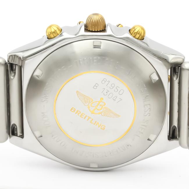 Breitling Chronomat Stainless Steel Yellow Gold (18k) Mens Sports B13047 Watch