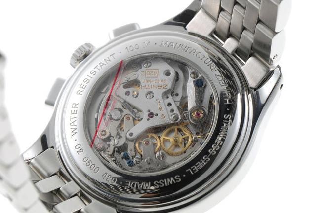 Zenith Class El Primero Hw Chronograph Manual Winding 02.0500.420 Silver Dial Stainless Steel Watch