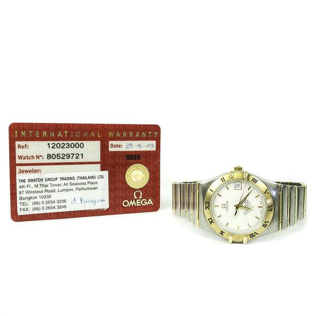 Omega Constellation Stainless Steel Yellow Gold (18k) Mens Dress 1202.30 Watch