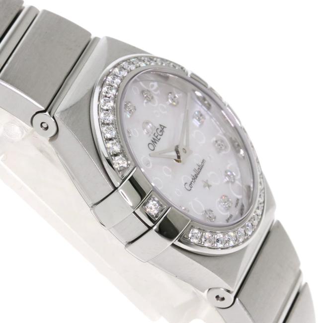 Omega 123.15.24.60.55.005 Constellation Bezel Diamond Stainless Steel Ladies Watch