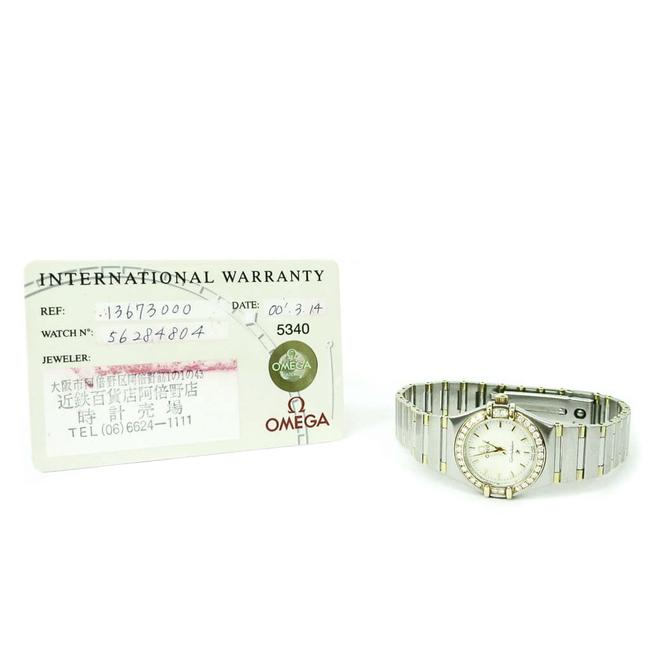 Omega Constellation Quartz Stainless Steel Yellow Gold (18k) Womens Dress 1367.30 Watch