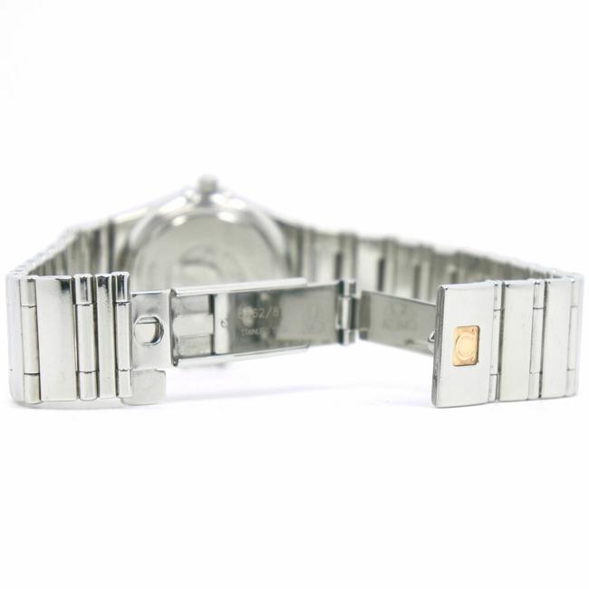 Omega Constellation Mini My Choice 1561.51 Stainless Steel Quartz Ladies Gray Dial Clock Watch