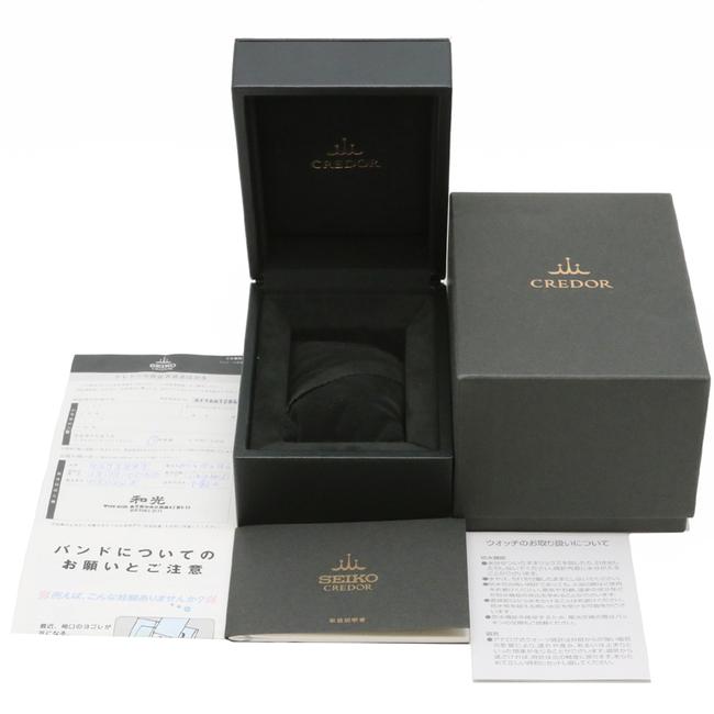 Seiko Credor Signo Side Diamond Ladies Gste889 Stainless Steel White Shell Dial Watch
