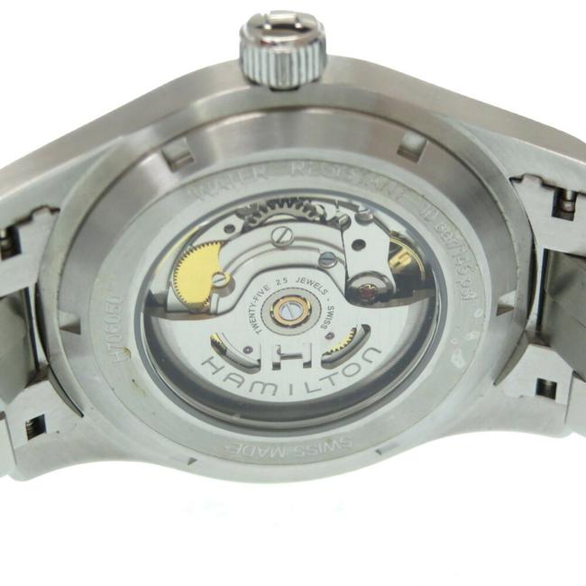 Hamilton Khaki Field H706050 Stainless Steel Navy Mens Watch