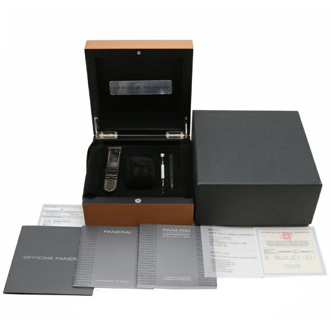 Panerai Officine Luminor Marina 44mm Mens Pam00240 Titanium Brown Arabian Dial Watch