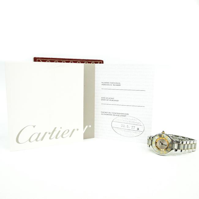 Cartier Must 21 Gold Plated Steel Quartz Ladies W10073r6 Watch