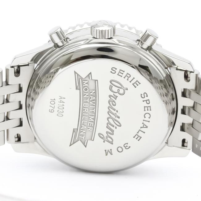 Breitling Silver Navitimer Stainless Steel Mens Sports A41030 Watch