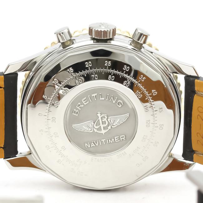 Breitling Navitimer Mechanical Stainless Steel Yellow Gold (18k) Mens Sports D12022 Watch