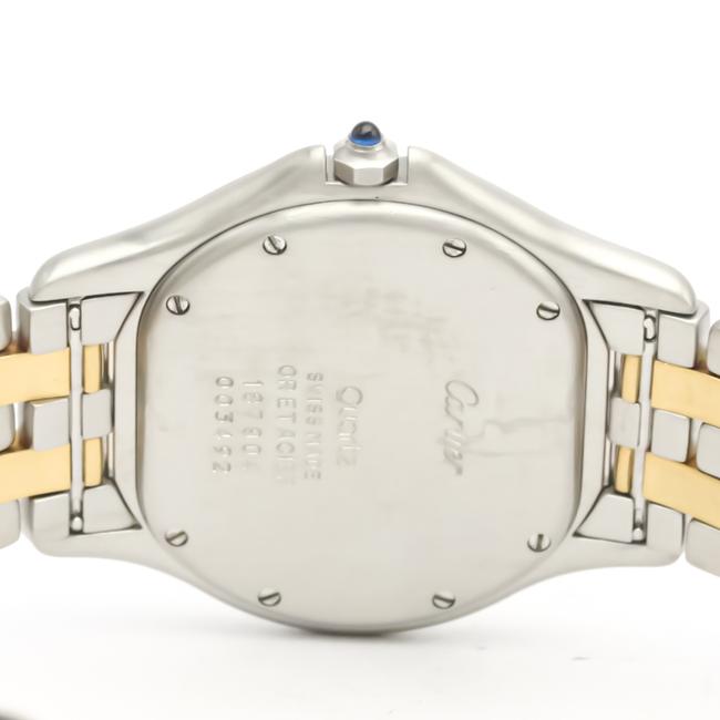 Cartier Panthere Cougar Quartz Stainless Steel Yellow Gold (18k) Mens Dress 187904 Watch