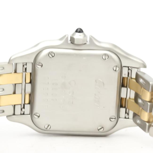 Cartier Panthere De Quartz Stainless Steel Yellow Gold (18k) Womens Dress 166921 Watch