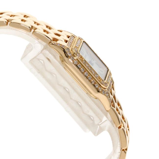 Cartier Wf3260f1 Mini Panther Bezel Diamond K18 Pink Gold Ladies Watch