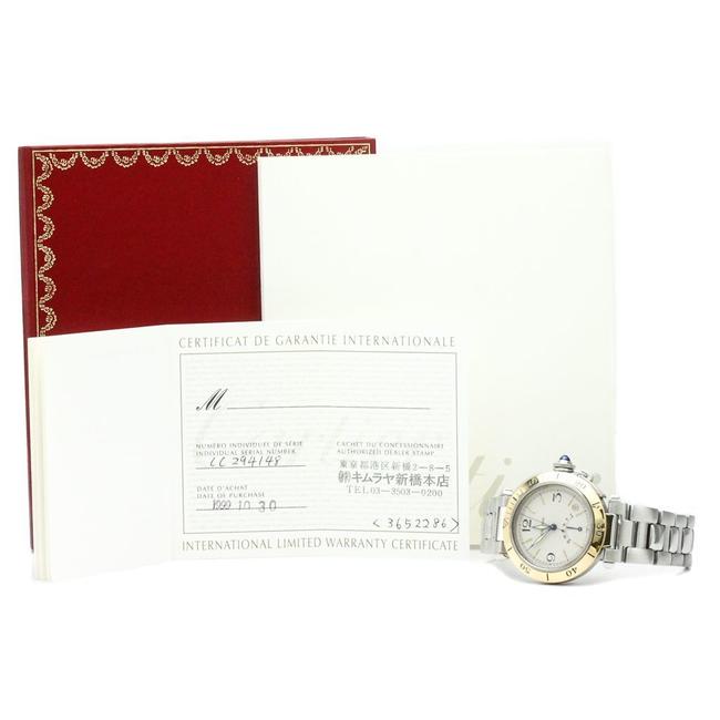 Cartier Pasha 38 Stainless Steel Yellow Gold (18k) Mens Dress W31012h3 Watch