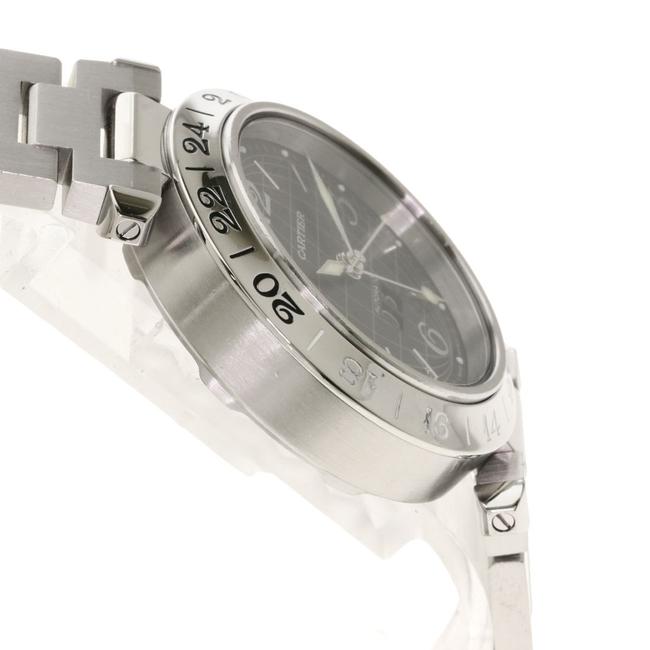 Cartier W31049m7 Pasha C Meridian Gmt Stainless Steel Boys Watch