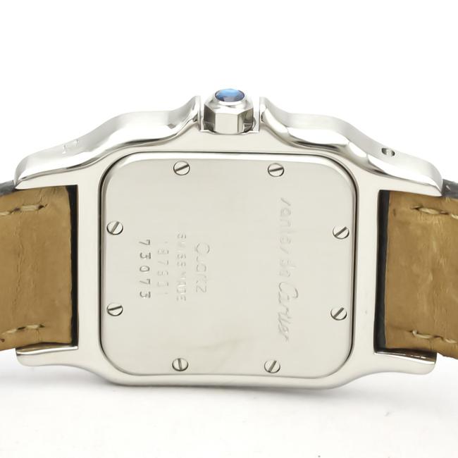 Cartier Santos Galbee Quartz Stainless Steel Yellow Gold (18k) Mens Dress 187901 Watch