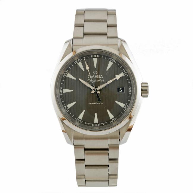 Omega Stainless Steel 150m Aqua Terra Gray Mens Watch