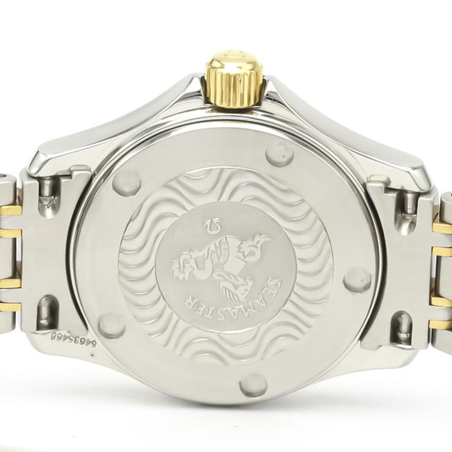 Omega Seamaster Quartz Stainless Steel Yellow Gold (18k) Womens Sports Watch