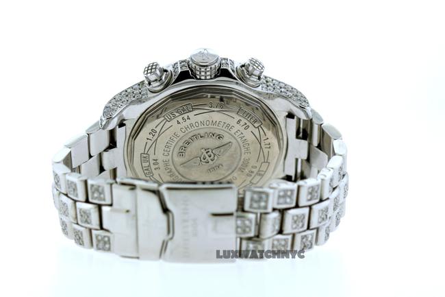 Breitling W Super Avenger A13370 12ct Diamond W/ Appraisal Watch