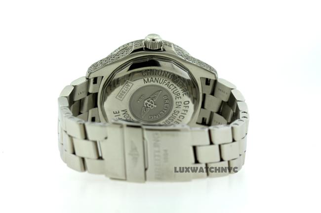 Breitling W Superocean S/S 5ct Diamonds Model A17360 Appraisal Watch