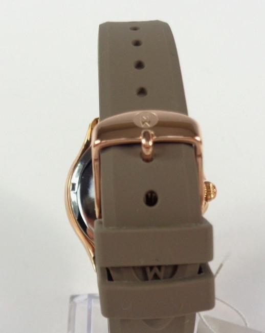 Michele Brown/Rose Gold Mww27a000005 Cape Changeable Silicon Band Watch