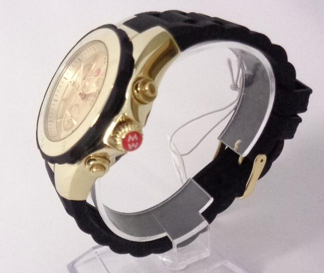Michele Black/Gold Mww12f000034 Plated Silicon New Watch