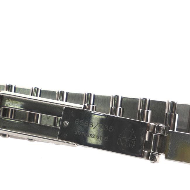 Omega White Constellation Quadra Quartz Stainless Steel and Mother Of Pearl Watch