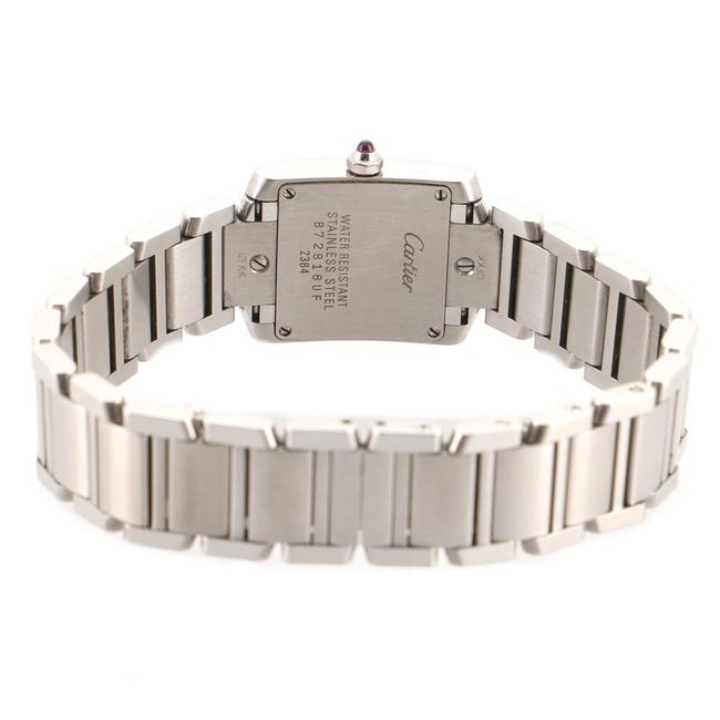 Cartier Pink Tank Francaise Quartz Stainless Steel with Mother Of Pearl 20 Watch