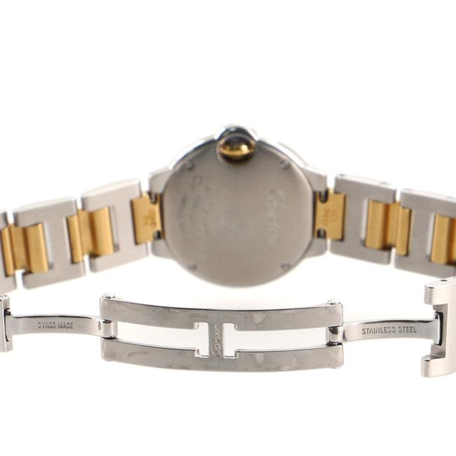 Cartier Silver Ballon Bleu De Quartz Stainless Steel and Yellow Gold 29 Watch