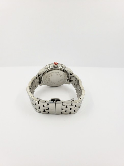 Michele Uptown Diamond Dial Chronograph Case & Bracelet 39mm Watch