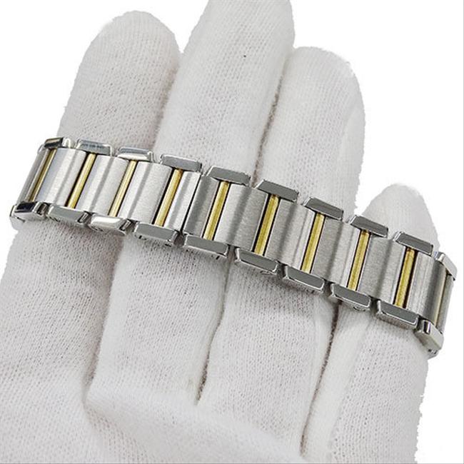 Cartier Gold / Silver 2384 W51007q4 Tank Francaise Quartz Combi Ladies Watch