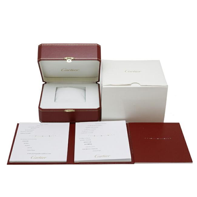 Cartier Roman Tank Francaise Ladies W51028q3 3217 Stainless Steel Pink Shell Dial Watch