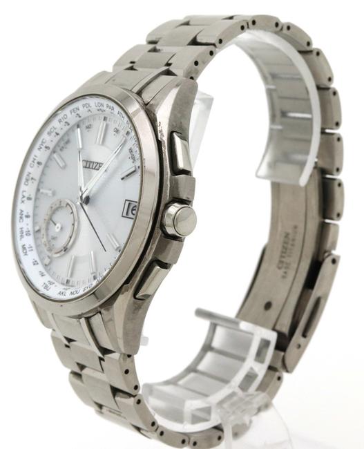 Citizen Satellite Wave Ps Radio Silver Dial Titanium Mens Qz Quartz Cc3010-51a F150-t021581 Watch