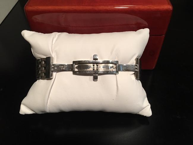 Michele Stainless Steel Deco Diamond Watch