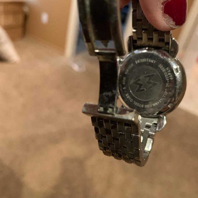 Michele Silver Stainless Steel Csx Diamond Chronograph Womens Watch