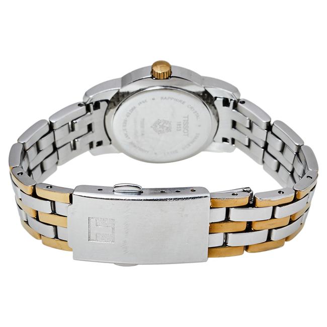 Tissot Mother Of Pearl Two Tone Stainless Steel T033210a Womens Wristwatch 28 Mm Watch