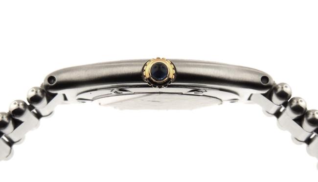 Cartier Silver Ladies Must 21 Bullet 18k Yellow Gold & Ss 31mm Watch
