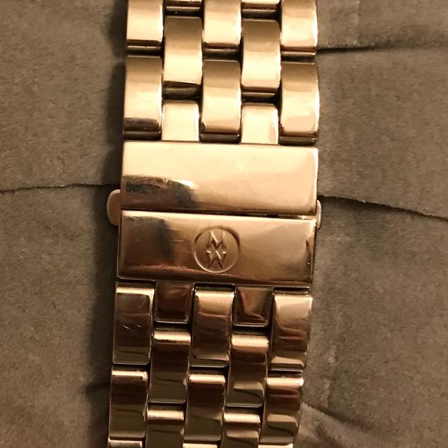 Michele Stainless Steel (Silver) XL Diamond Deco (20mm) Watch