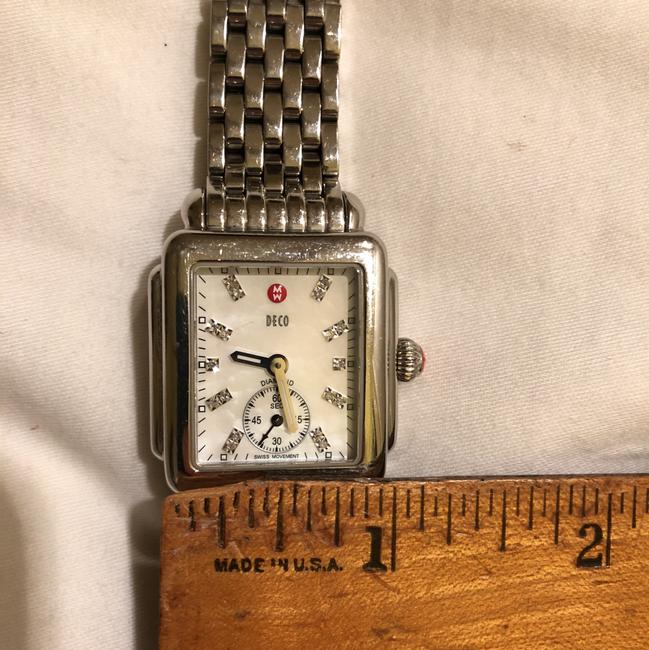 Michele Stainless Steele/Silver Womens Watch