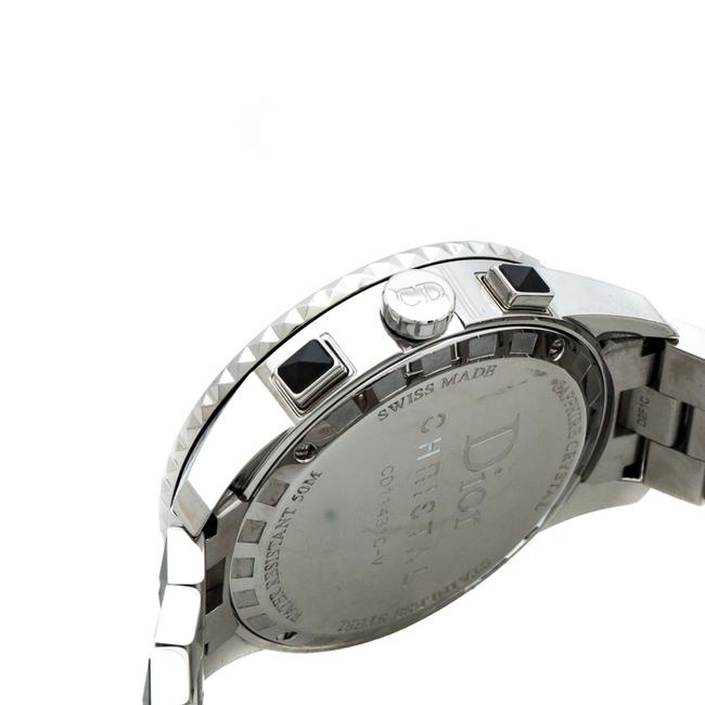 Dior Black Stainless Steel Diamonds Christal Cd11431c-v Womens Wristwatch 38 Mm Watch
