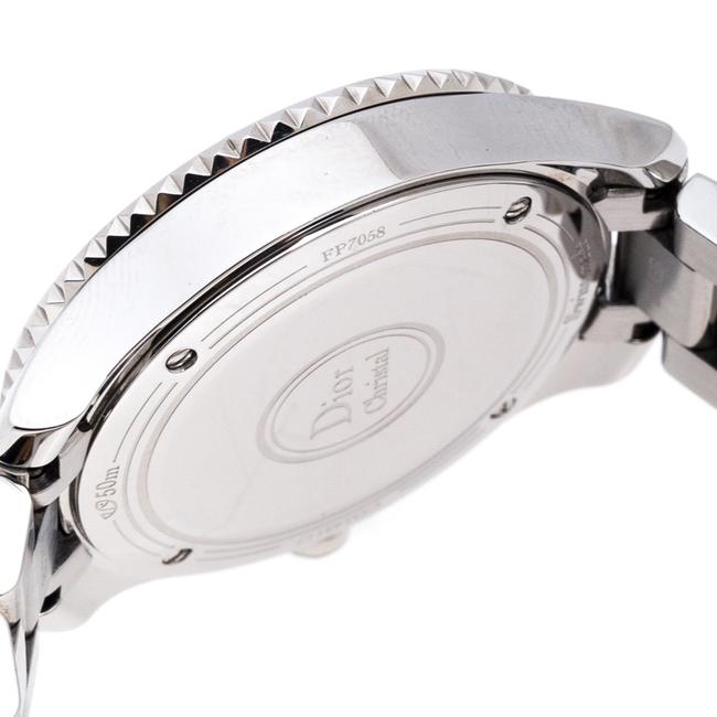 Dior Blue Mother Of Pearl Stainless Steel Christal Cd143117 Womens Wristwatch 33mm Watch