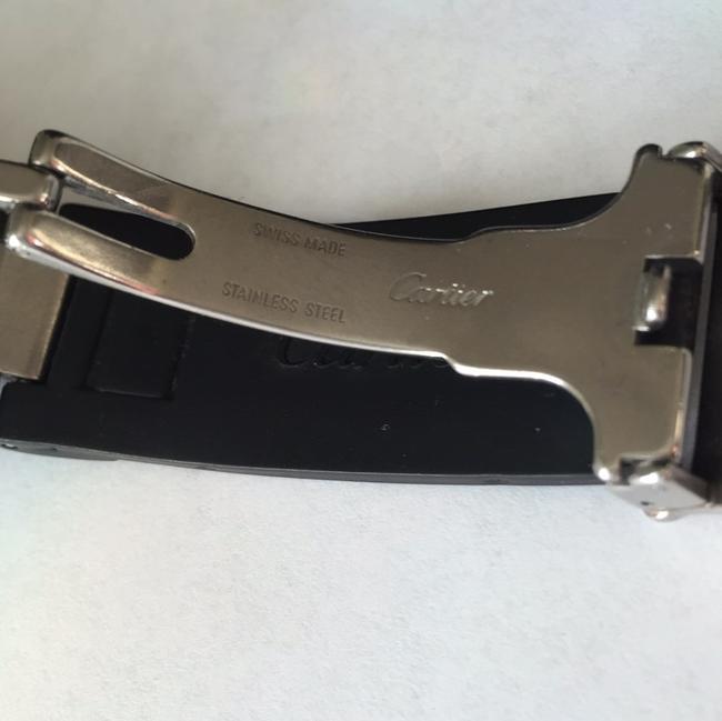 Cartier Black Silver Best Price 3 &1/4 Cts Diamond Chronoscaph 21 Watch