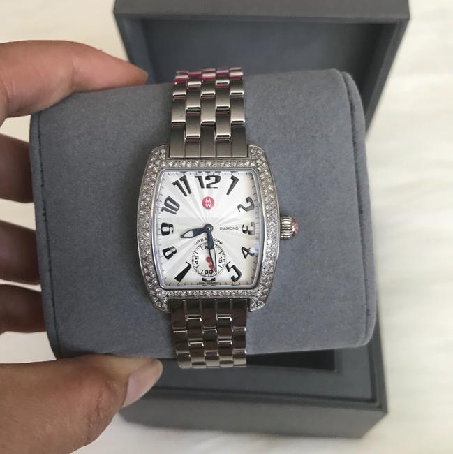 Michele Silver Nwot Urban Mini Diamond Mw02a01a2001 Watch