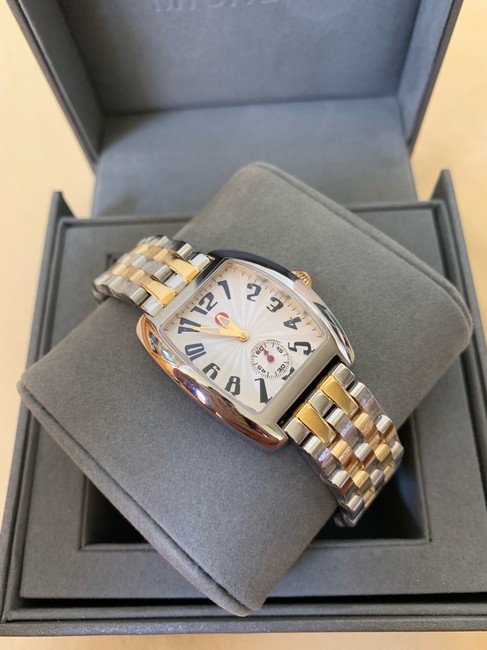 Michele Silver Gold Urban Mini Two Tones Ladies Mww02a000608 Watch